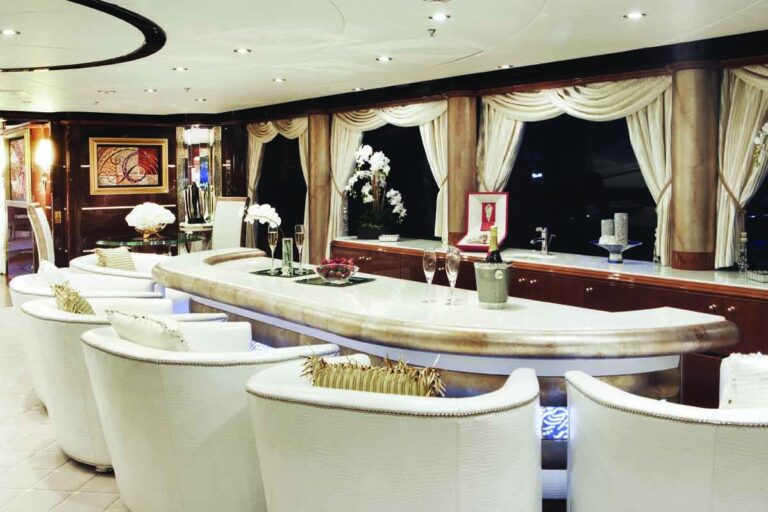 Top Saloon Drinks Bar On Board Yacht DIAMONDS ARE FOREVER