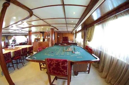 Card Furniture Aboard Yacht BLUE DAWN
