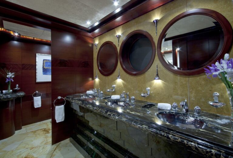 Guest's Daytime Toilet Aboard Yacht SARAH
