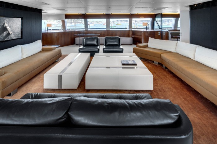 Saloon Aspect Aboard Yacht VERTIGO