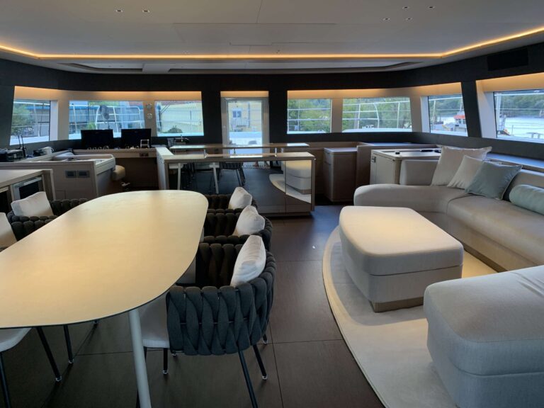 Salon and dining