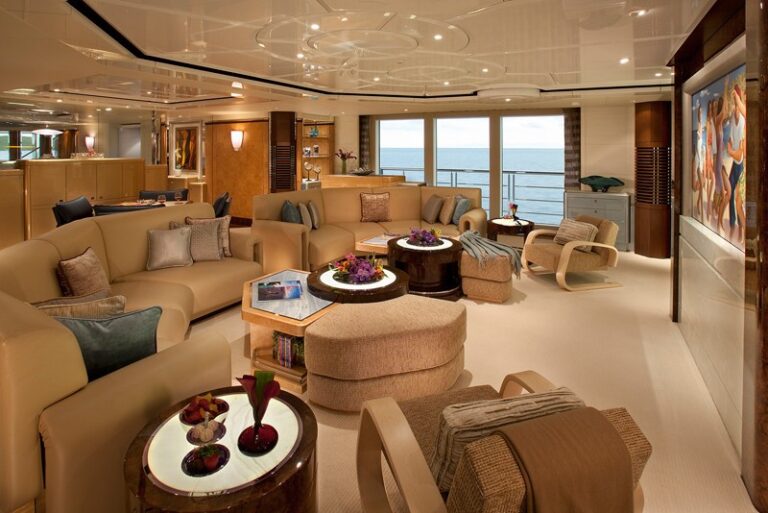 Movie Cinema: Yacht SYCARA V's Premier Lounging Photograph