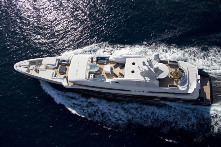 Above: Yacht SYCARA V's Cruising Image