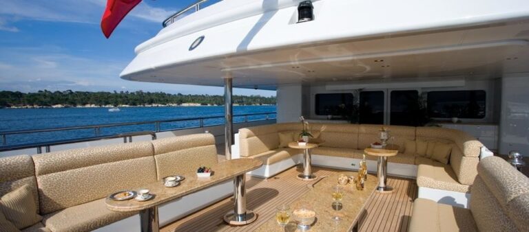 Premier Aft Deck Aboard Yacht MARTHA ANN