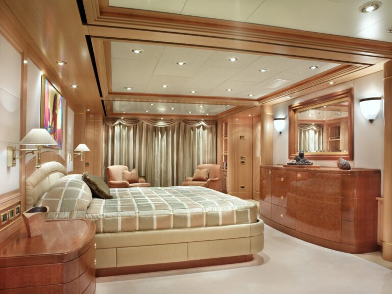 Berth: Yacht LAUREL's Main Master Cabin Pictured