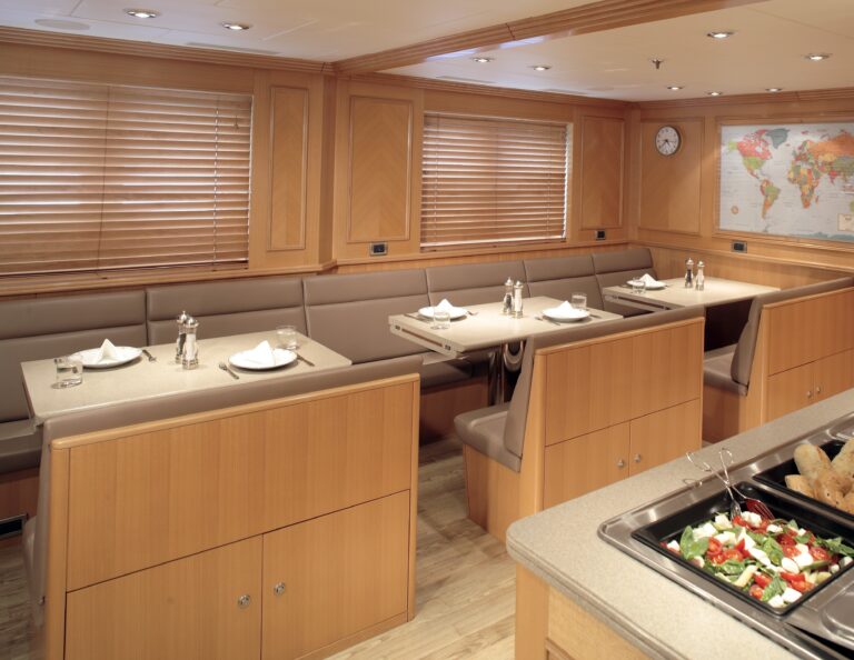 Buffet Zone On Board Yacht LAUREL