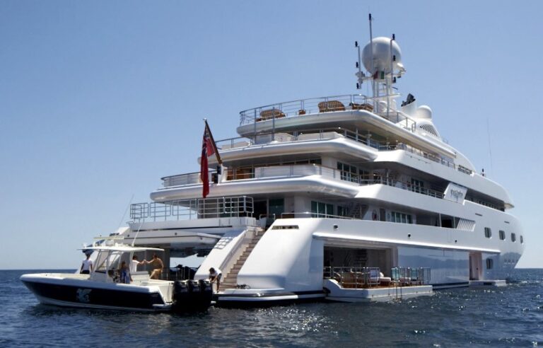 Aft Aspect Including Ship's Tenders On Yacht PEGASUS VIII