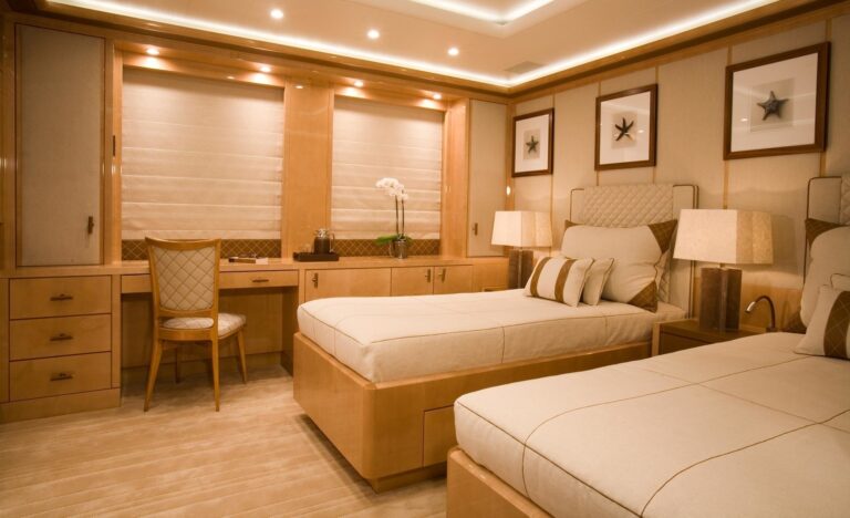 Twin Bed Cabin On Yacht ALFA NERO