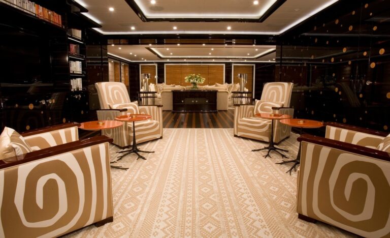 Personal Saloon Aboard Yacht ALFA NERO