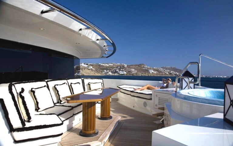 Jacuzzi Pool Including Sitting On Yacht ALFA NERO