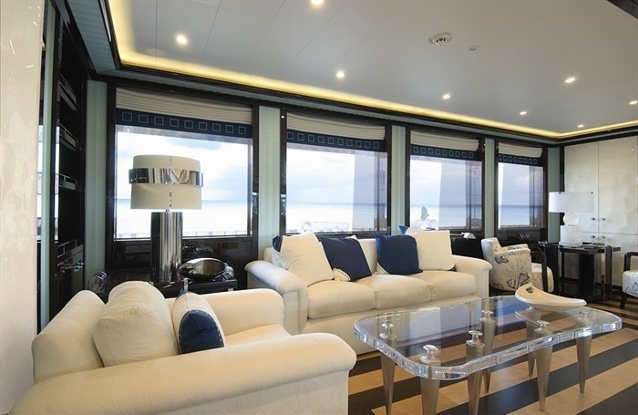 Saloon On Yacht ALFA NERO