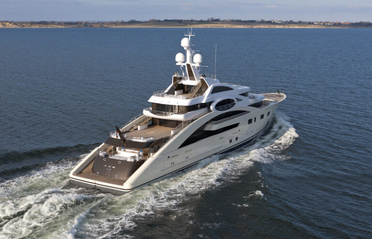 85m megayacht ACE - Photo by Klaus Jordan