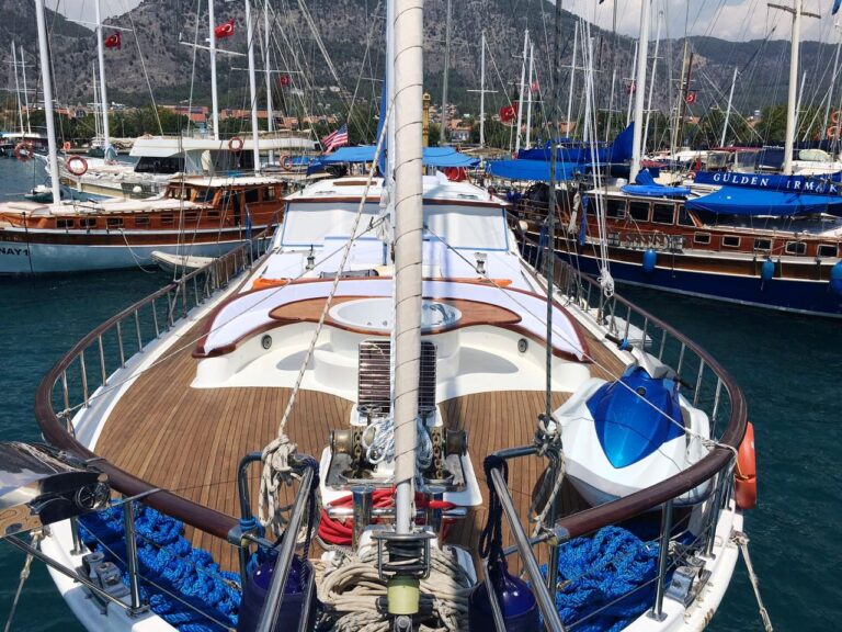 View from the bow