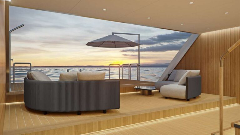 Interior Relaxation Area With Sea Views