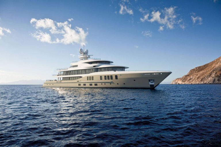 Amels 242 Superyacht Rendering