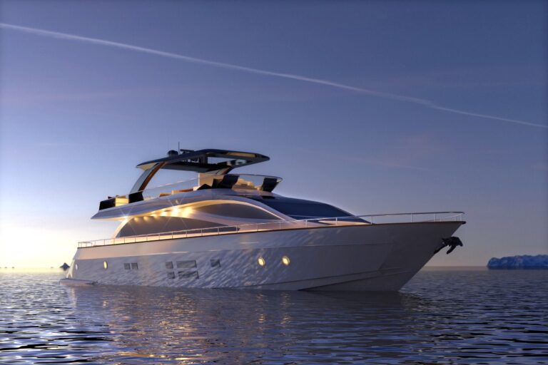Amer 94 superyacht SAVE THE SEA