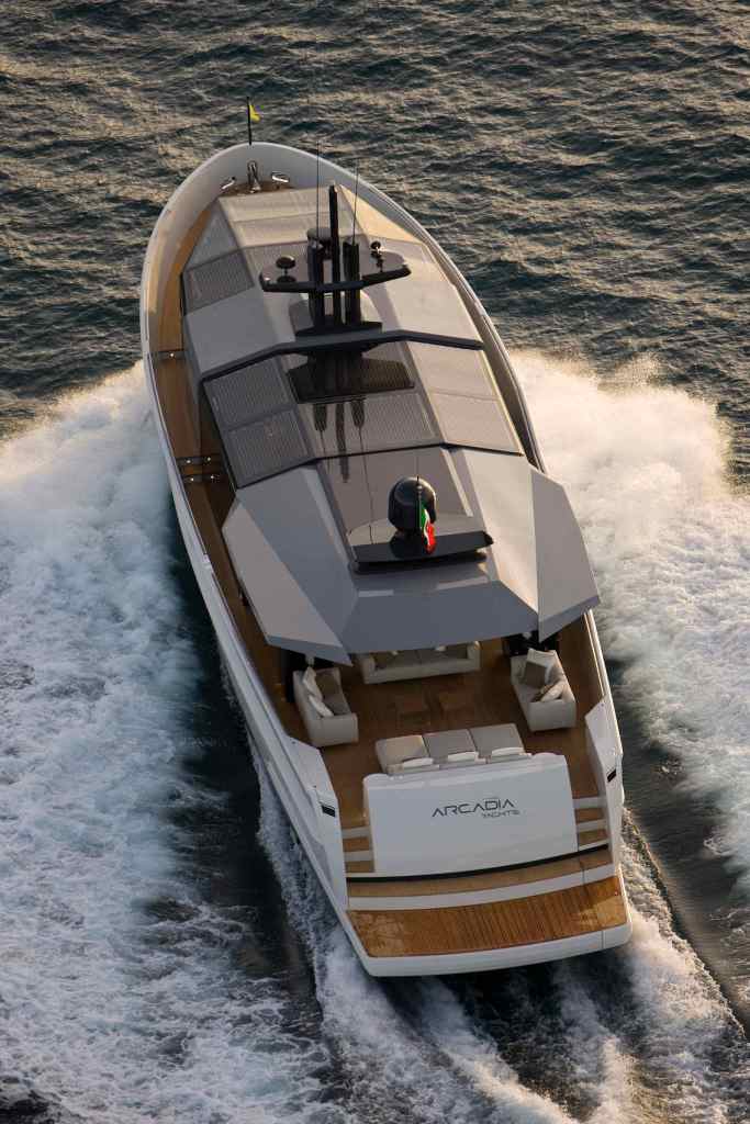 Arcadia Yachts SOLAR - From Aft