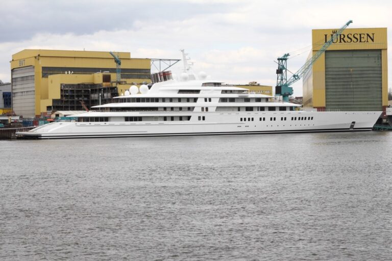 At Lurssen Shipyard