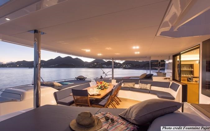 BAMARANDI - Aft deck and sunpad