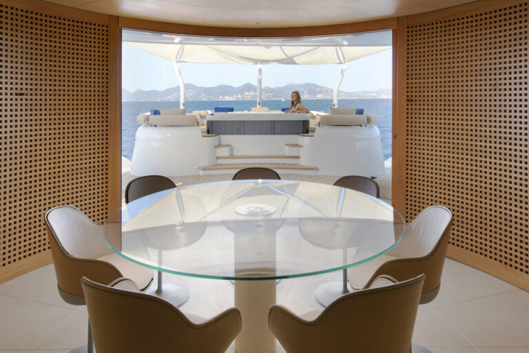 Interior Dinning Table Main Deck