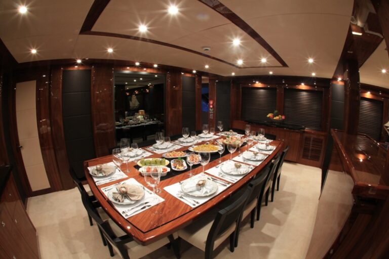 Barracuda Red Sea main saloon dining view