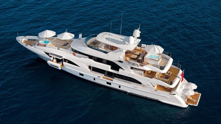 Benetti Classic Supreme 132 Aerial View