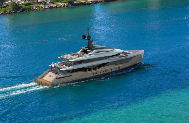 Bilgin 163-II 50m Motor Yacht Project AME Exterior Render