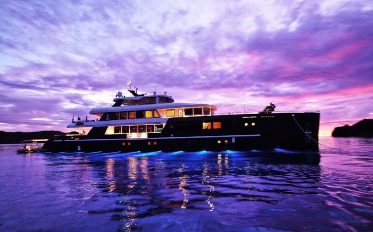Black Pearl at sunset