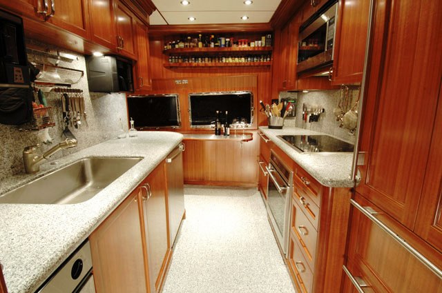 CaryAli now VIVIERAE yacht -  Galley