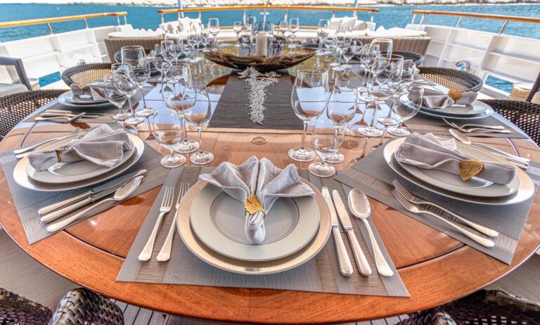 Exterior Dining Set Up