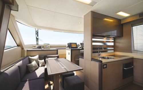 ESMERALDA OF LONDON -  Galley and Dining