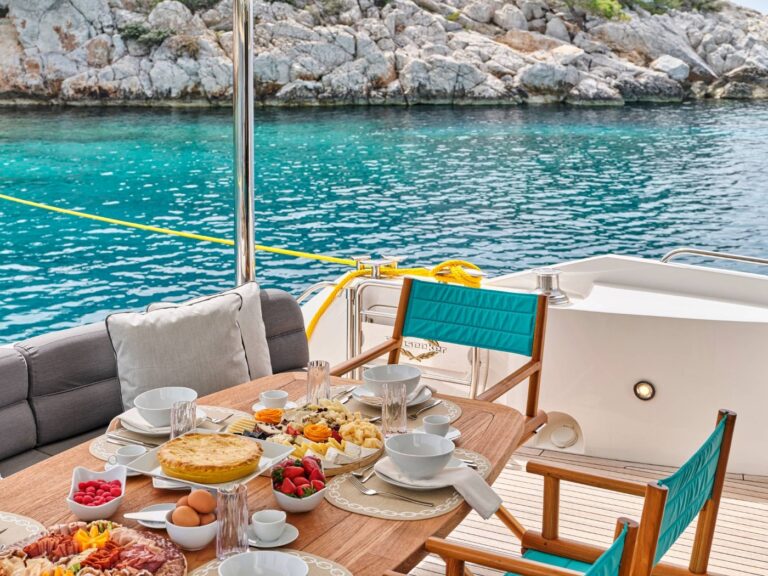 Exterior Dining Area With Sea Views