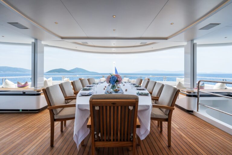 Exterior Dining With Sea Views