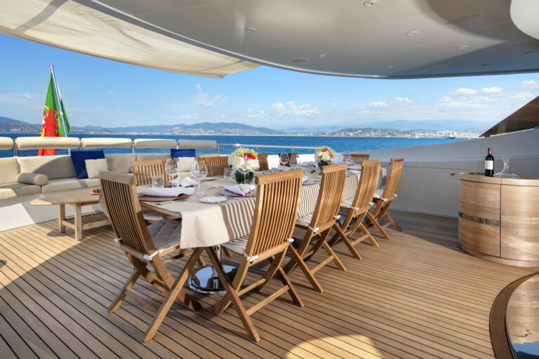 Exterior Upper Deck Dinning Table