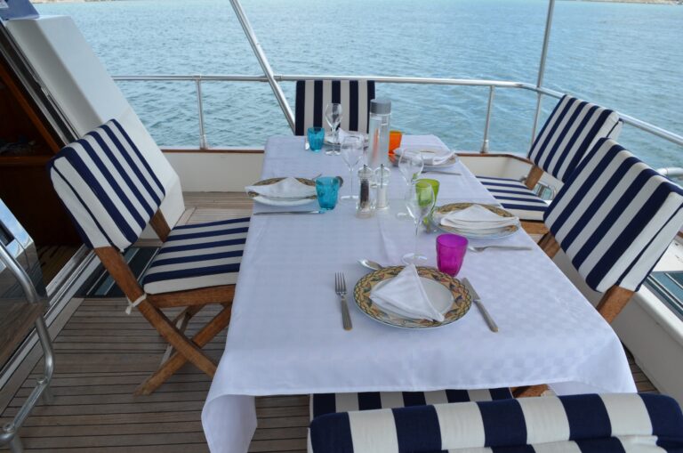 Alfresco Dining Aft Deck