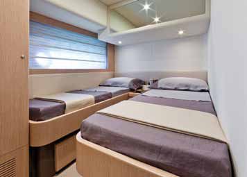 FERETTI 62 -  Twin Cabin