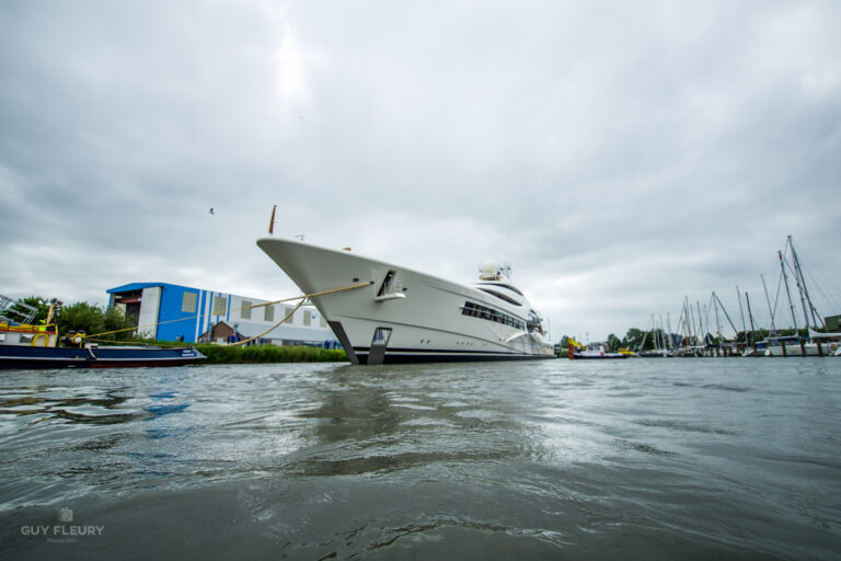 Feadship Project 1007 Leaving The Yard