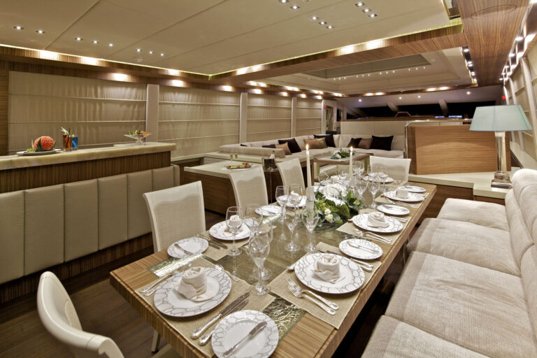 Formal Dining Setting For Dinner