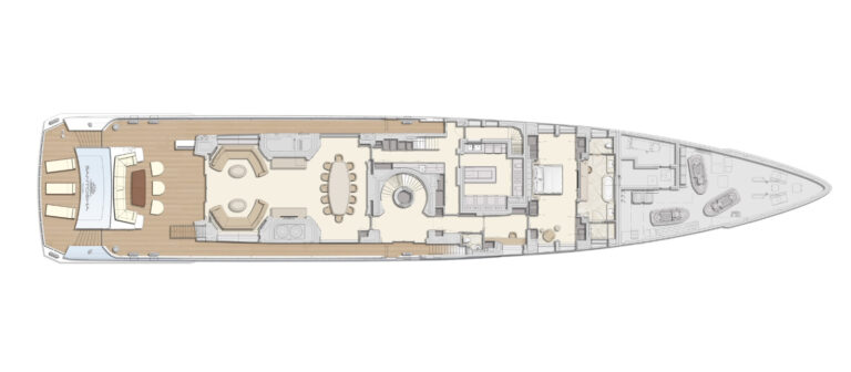 GA - Main Deck - Photo © Heesen Yachts