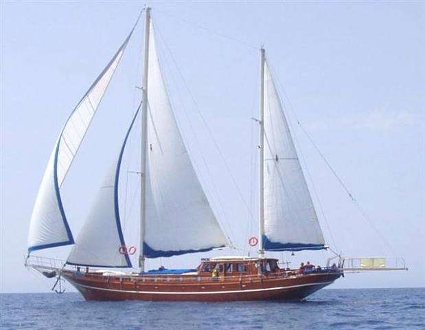 Gulet BONAVENTURA - Under sail