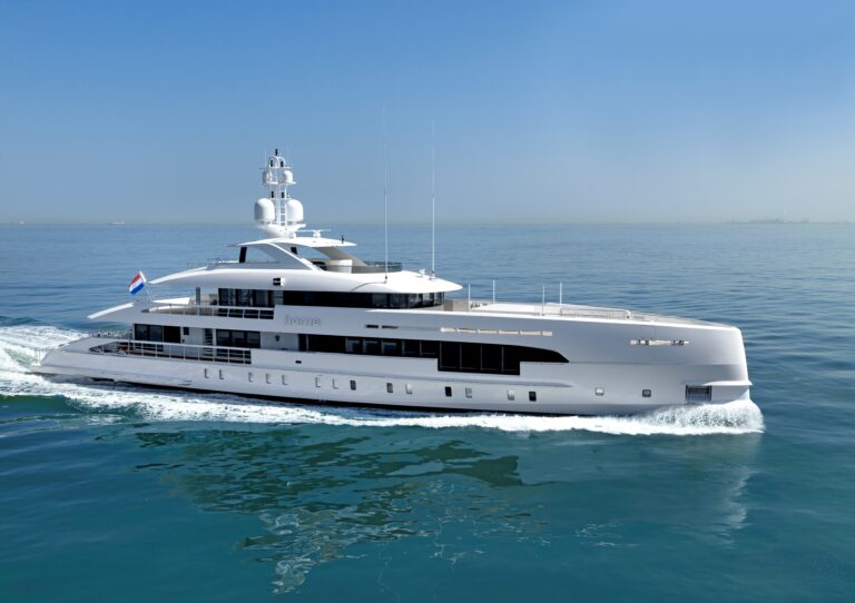 Alu FDHF 50m Hybrid Yacht by Heesen