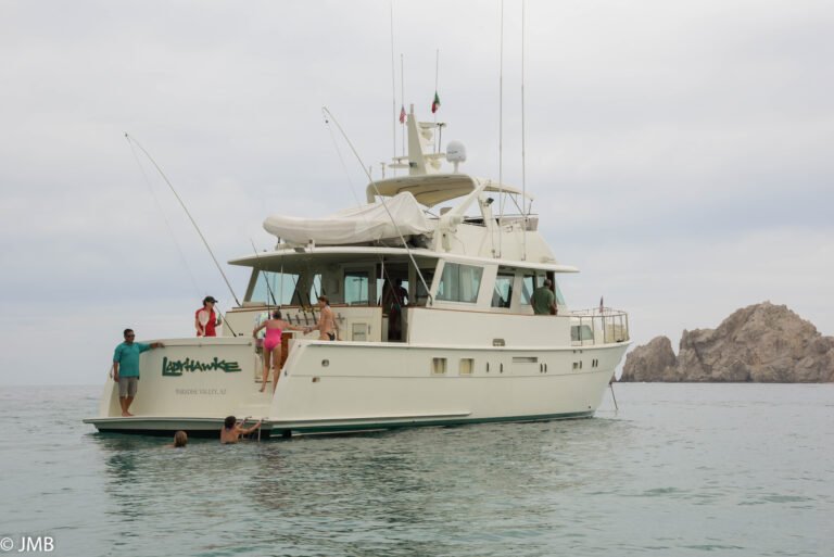 Hatteras Yacht LADYHAWKE - Stern