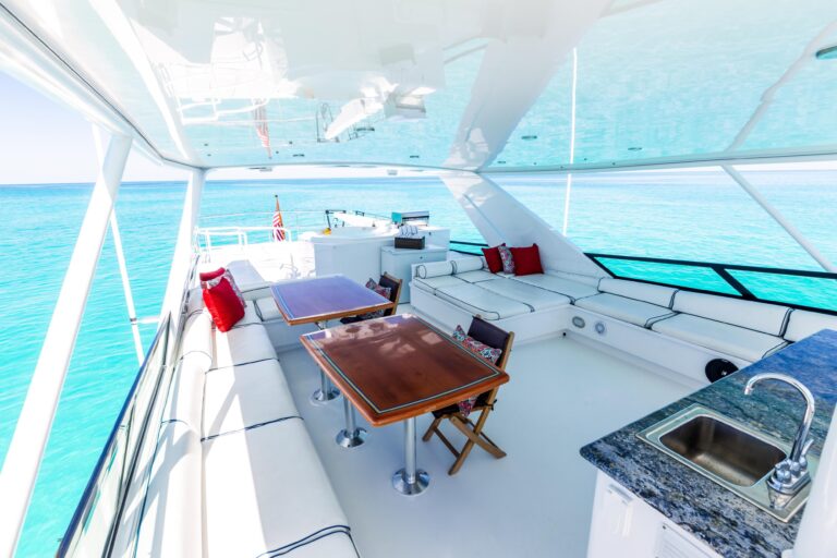 Sundeck view aft