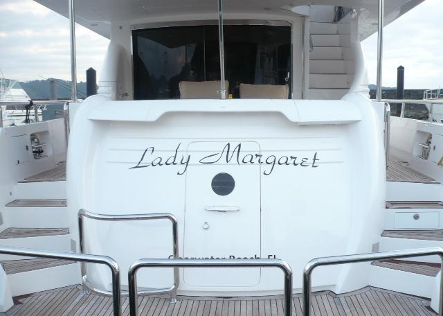 LADY MARGARET - Aft View
