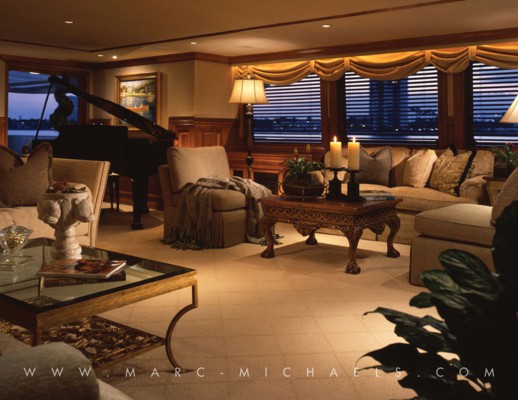 Living Room With Piano