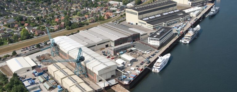 Lurssen Shipyard In Germany