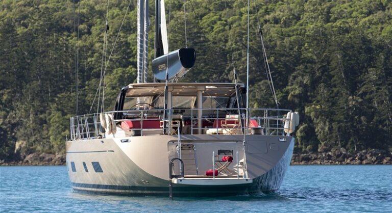 Luxury yacht Escapade - aft view - Photo by Andrea Francolini