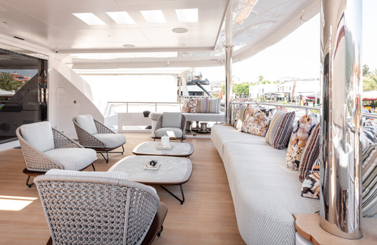 Aft Deck Lounging Area