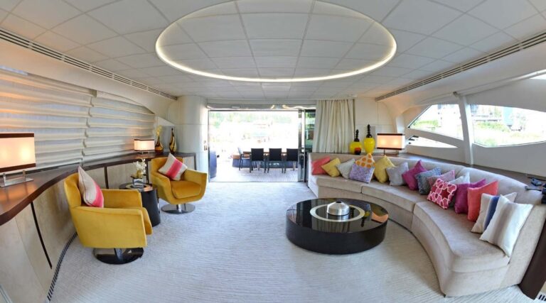 MY GINGER Pershing 115 -  Main Salon
