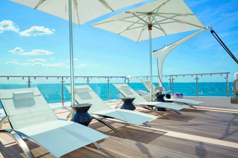 Sun Beds On Sun Deck